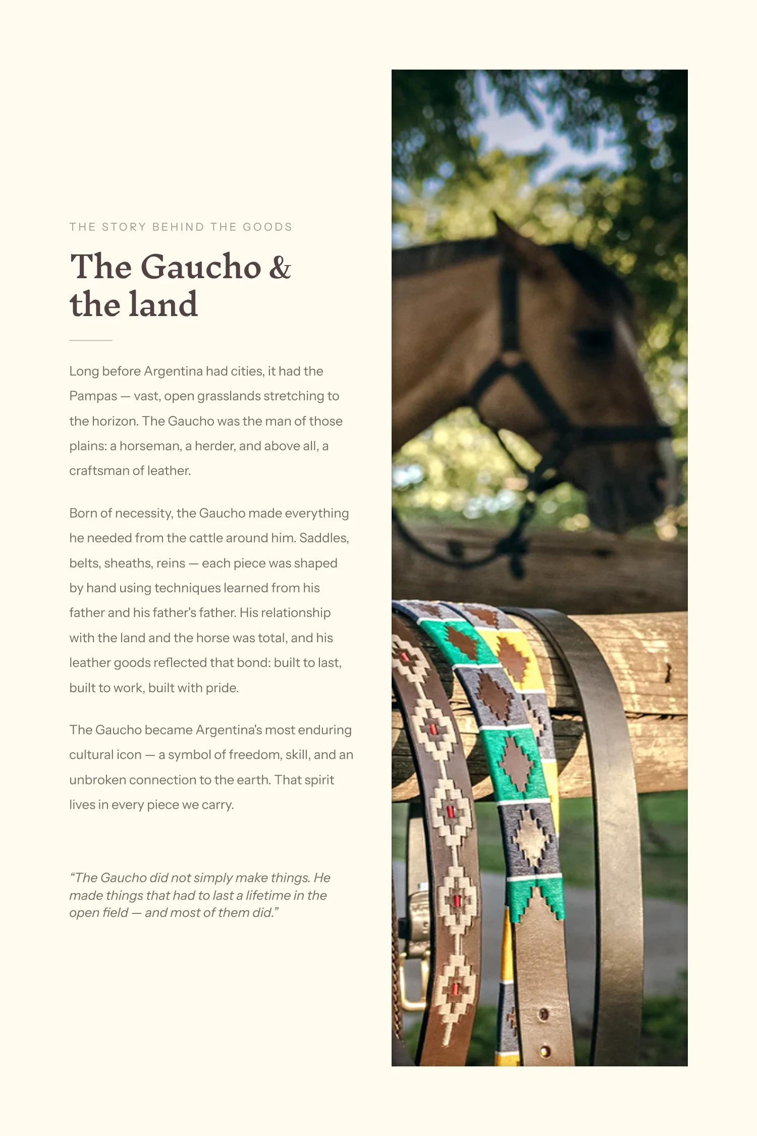 Gaucho House catalog page 3