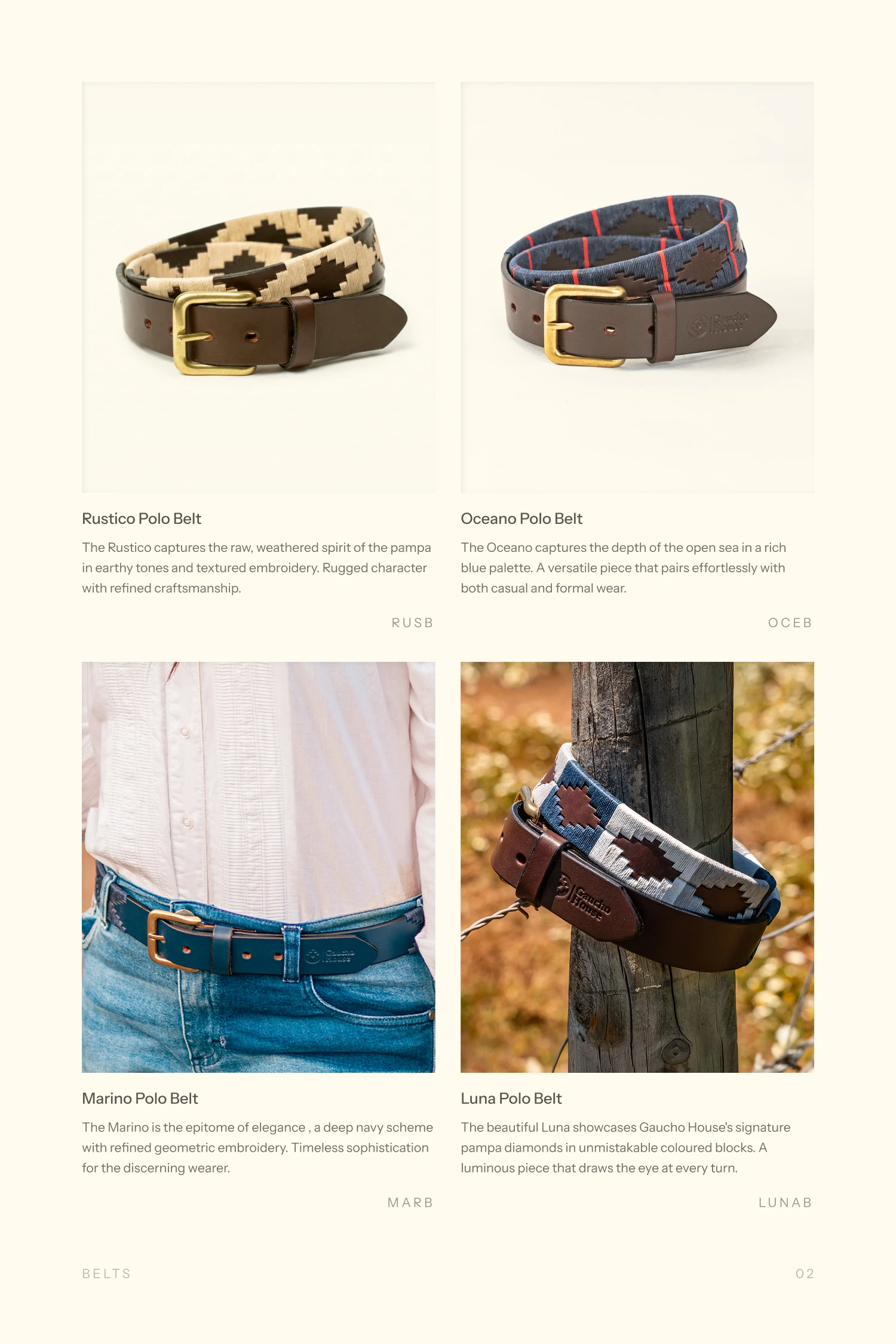 Gaucho House catalog page 7