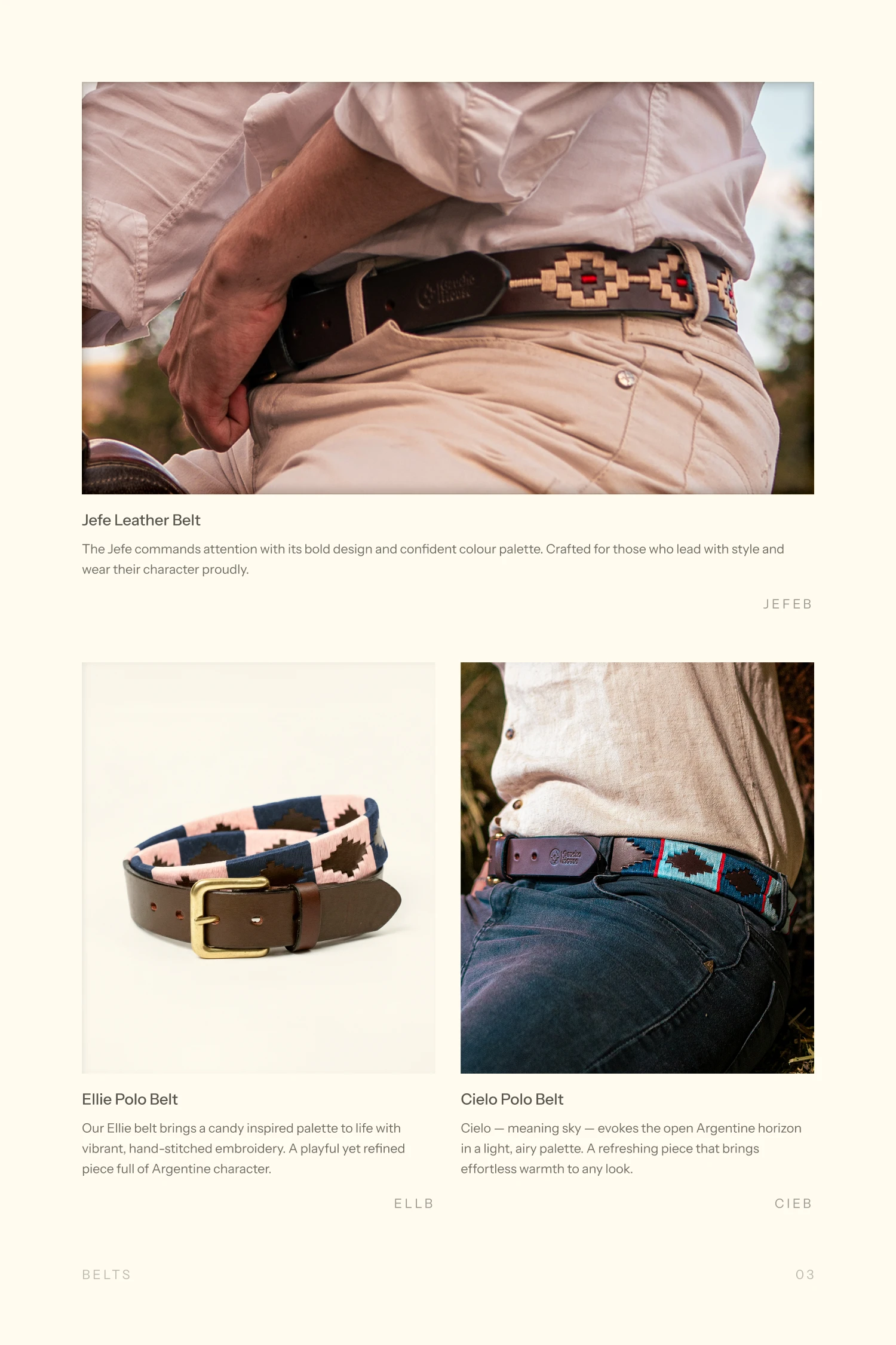 Gaucho House catalog page 8
