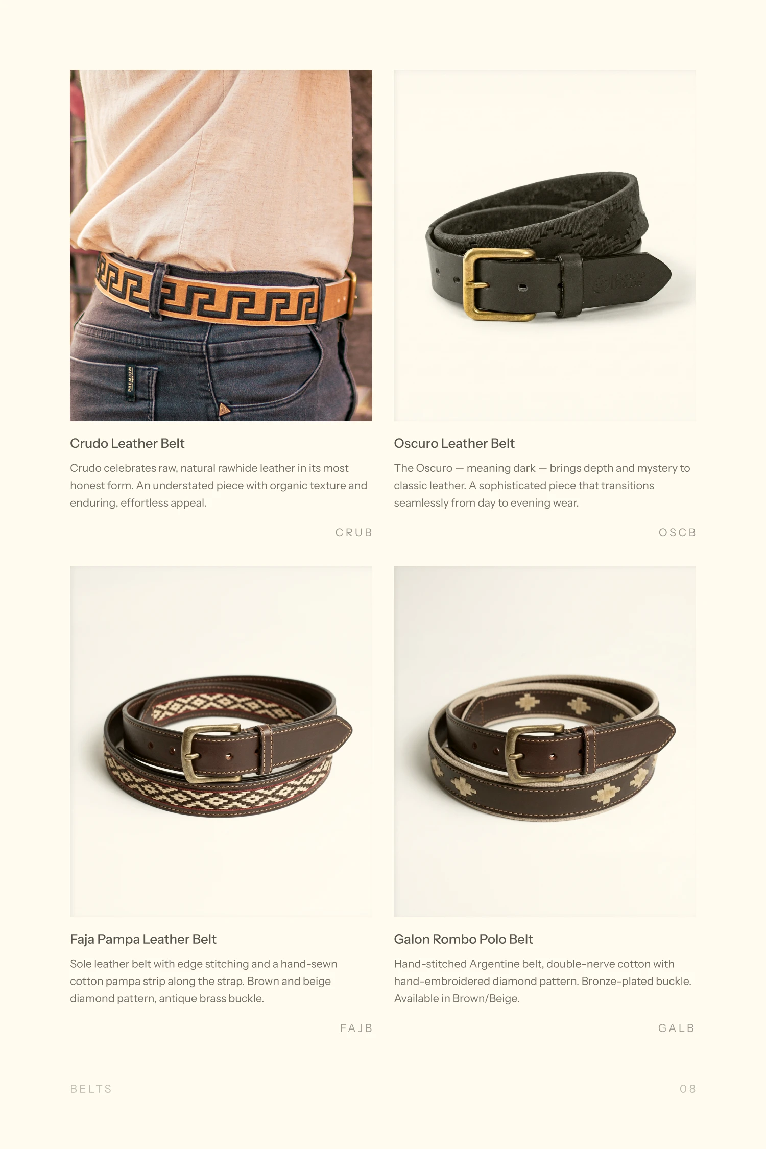 Gaucho House catalog page 13