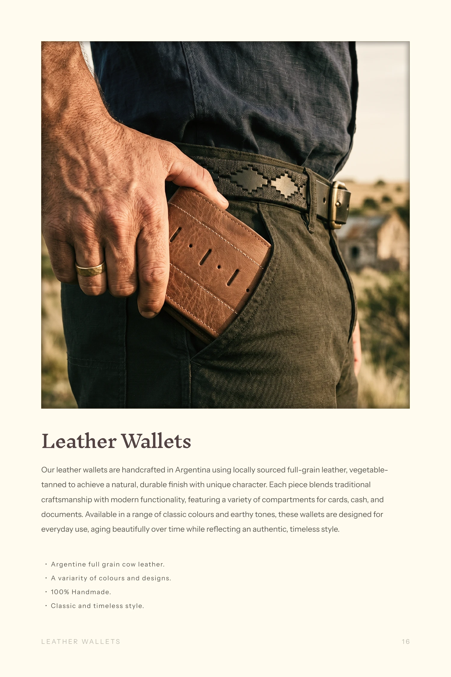 Gaucho House catalog page 21