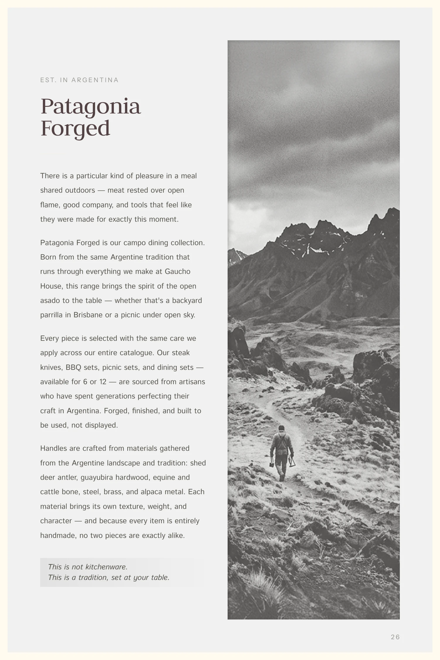 Patagonia Forged catalog page 2