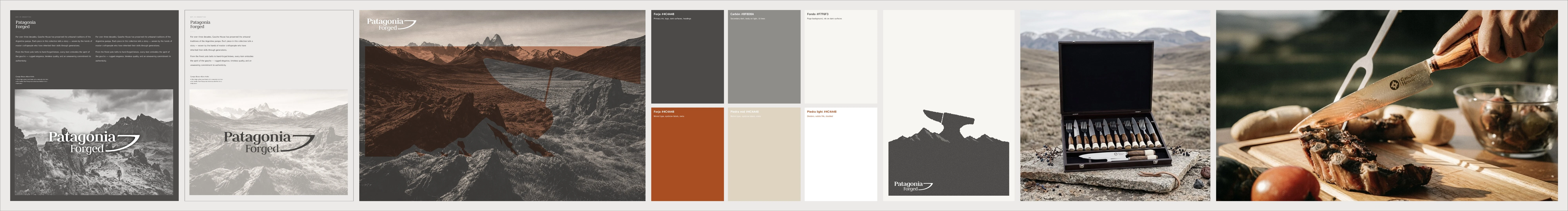 Gaucho House / Patagonia Forged brand stylescape
