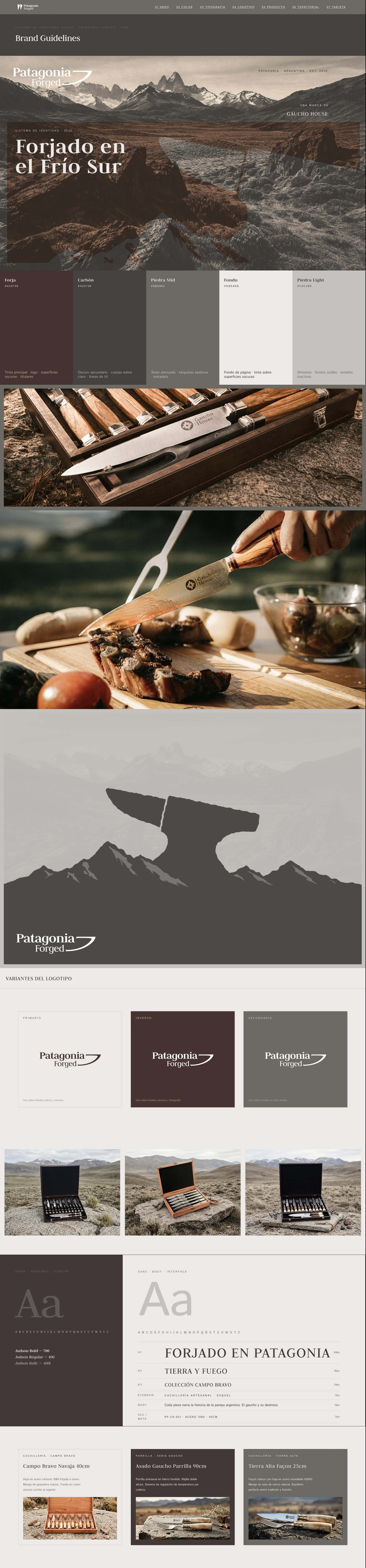 Patagonia Forged brand guidelines